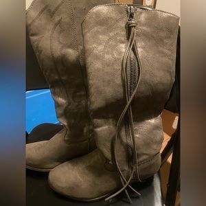 Western Knee High Boots